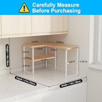 Golener Kitchen Counter Organizer, Countertop Shelf, Adjustable, Stackable - Image 2