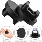 Yookeer 20 Pcs Magnetic Zip Tie Mount Cable Clips Black, 31 mm - Image 3