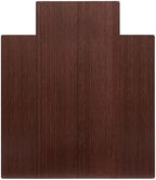 Anji Mountain 52" x 44" Bamboo Office Chair Mat for Carpet & Hardwood Floor - Image 2