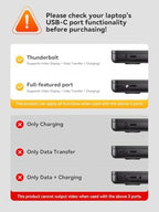 QUUGE Laptop Docking Station, 8 in 1 4K HDMI, SD/TF Slots for macOS, Mac - Image 4