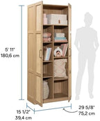 Sauder Miscellaneous Storage Cabinet, Harmony Ash Finish - Image 3