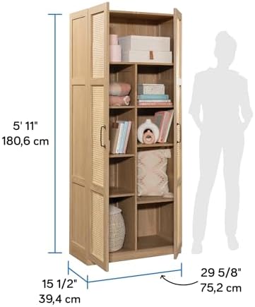 Sauder Miscellaneous Storage Cabinet, Harmony Ash Finish - Image 3