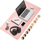 Dual-Sided Office Leather Cork Desk Mat Waterproof Non Slip Large Mouse Pad - Image 4
