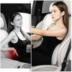 Lumbar Pillow for Car, 2 Pack Lower Back Support (Off-White) - Image 2