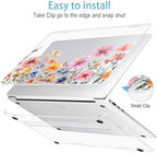 Mektron Case for 13.8" Microsoft Surface Laptop 8/7 (2026/2024) Surface Laptop 13.8 Inch Cover Fits Model 2036, Keyboard Cover +Screen Protector +Dust Plugs, Floral P165 - Image 3
