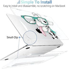 MEEgoodo for M5/M4/M3/M2 MacBook Air 15 inch Case 2026 2025 2024 2023, Case Fit Model (A3448/A3241/A3114/A2941) for MacBook Air 15.3 inch, Funny Giraffe - Image 5