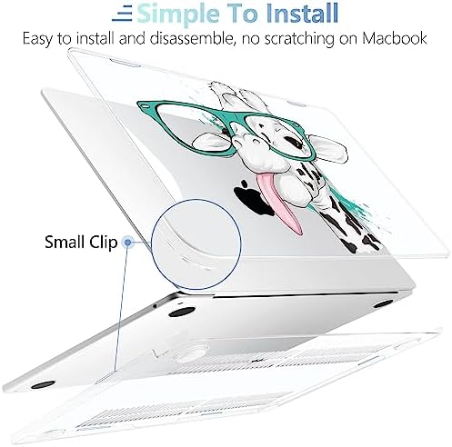 MEEgoodo for M5/M4/M3/M2 MacBook Air 15 inch Case 2026 2025 2024 2023, Case Fit Model (A3448/A3241/A3114/A2941) for MacBook Air 15.3 inch, Funny Giraffe - Image 5