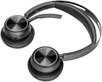 Poly Voyager Focus 2 UC Bluetooth Headphones with Mic & Charging Stand - ANC - Connect to PC or Mobile via Bluetooth - Microsoft Teams Certified - Includes BT700 USB-C to USB-A Adapter, Travel Case - Image 7