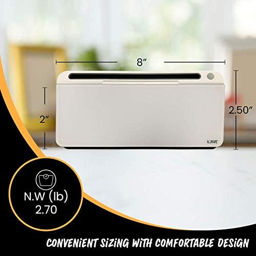 Desktop Whiteboard Set with 3 Colored Markers and Dry Erase Surface, Glass Whiteboard with Accessory Tray, White - Image 3