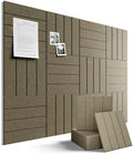 Fluxynara 48" x 36" Large Felt Bulletin Board，Olive Brown by FLUXYNARA