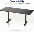VIVO Black 71 x 30 in Solid Table Top, DESK-TOP71B - Image 4