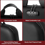 Fireproof Document Organizer with Lock for Important Documents, File - Image 4