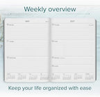 Harbor Desk Weekly Monthly Planner 2026-2027 Key West Dark Purple - Image 2