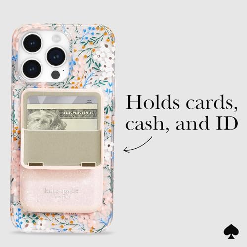 kate spade new york Flip Magnetic Card Holder/Wallet - That Sparkle Pink - Image 4