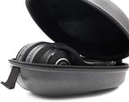 Audio-Technica ATH-M40x Professional Studio Monitor Headphones Bundle with Full Sized Hard Body Headphone Case and Microfiber Cleaning Cloth (3 Items) - Image 3