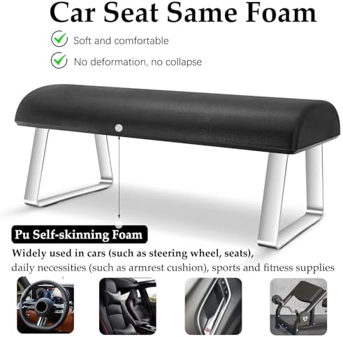 Waterproof Footrest, Upgraded High Elasticity Foot Rest Under Desk Footrest, Ergonomic Foot Rest for Under Desk at Work, Highly Supportive, No Deformation, Black - Image 2
