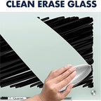 Quartet Glass Whiteboard, Non-Magnetic Dry Erase White Board, 4' x 3', Infinity, Frosted White (G4836F) - Image 5