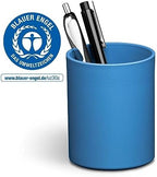 Durable ECO (Pack of 6) Desk Pen Holder | Recycled Plastic and Blue Angel Certified | Office and Classroom Organizer Pencil Pot Holders | Blue - Image 4