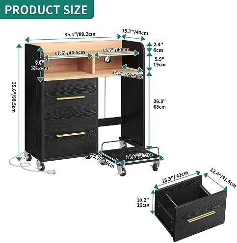 YITAHOME File Cabinet with Charging Station - Image 3