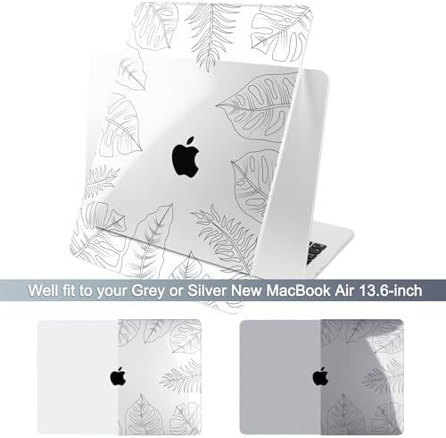 Batianda LumiArt Case for MacBook Air 13.6" M2-M5 Chip, Tropical Line - Image 3