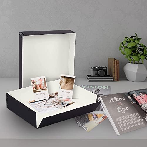 Lineco Museum Archival Storage Box, Drop Front, 9.75x12.75x3 in, Black - Image 6