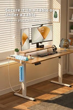 Desk Clamp Power Strip with Nightlight, 40W Fast Charging, 10FT Extension Cord, 4x20W USB-C & 2 USB Ports, 5 AC Outlets, Fits 1.69-Inch Table Edges - Image 3