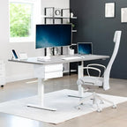 VIVO White 16 in Slide Out Dual Tier Desk Drawer, DESK-DR02W - Image 2