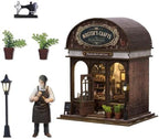 Book Nook Kit, DIY Miniature House Dollhouse Kit 3D Puzzle for Adults by ETKVR