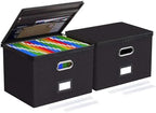 Oterri File Box Large 2-Pack Hanging Organizer for Letter/Legal-Size Folder by Oterri