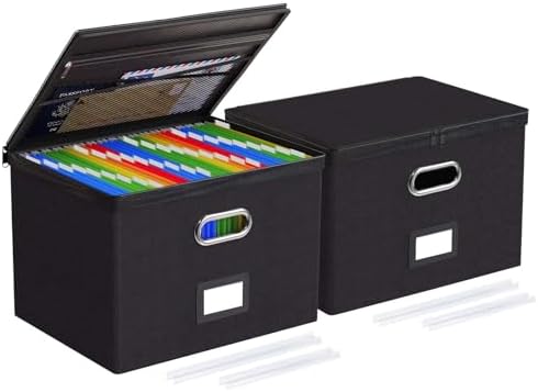 Oterri File Box Large 2-Pack Hanging Organizer for Letter/Legal-Size Folder by Oterri