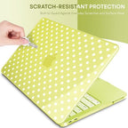 May Chen Compatible with MacBook Neo 13 inch Case 2026 Model A3404, Plastic Hard Shell,Keyboard Cover,Screen Protector,Dust Plug, for MacBook Neo 13" with A18 Pro Chip, Citrus Polka dot - Image 7
