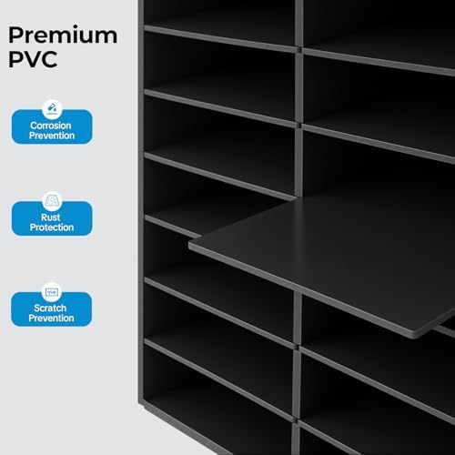 36-Slot Literature Organizer, Desktop File Holder Office Mailbox Sorter - Image 4