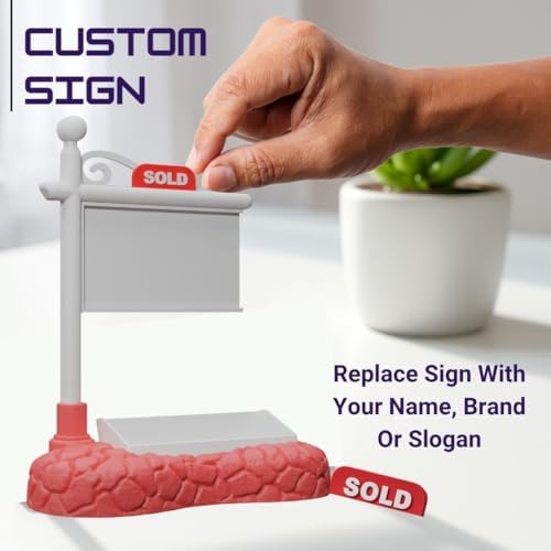 Custom Real Estate Business Card Holder | Realtor Card Holder – SOLD Sign for Real Estate Broker & Agents | Realtor Marketing | Realtor Gift (Design 9) - Image 4