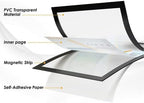 MaxGear Magnetic Sign Holder 8.5 x 11, Magnetic Paper Holder, 24 Pack - Image 5