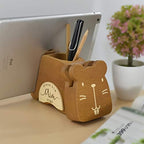 I'm Wood Multipurpose Eyeglass Phone Pen & Hamster Pencil Holder - Image 6