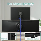 Suptek Dual Monitor Stand Vertical Stack Free-Standing Riser - Image 5