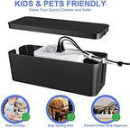3 Pack Cable Organizer Box, Cable Management Box for Surge Protector - Image 5