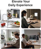COOPER TabStand 20" Tall iPad Stand for Desk, Portable Monitor Stand Holder - Image 5