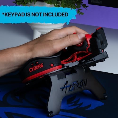 AZERON 3D Printed Adjustable Magnetic Stand - Compatible with Cyborg II, II Compact, Classic Models. (Black) - Image 2