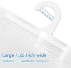 30 Pack Hanging Storage Bags, Headphone Storage Classroom Large Hook Clear Plastic Bags for Classroom Library and Pharmacy Use (6.29 * 10.62 Inches) - Image 6
