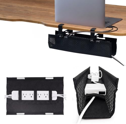 Perfect Posture Mesh Cable Management Tray Under Desk Cord Organizer - 19" by PerfectPosture