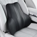 Coverado Lumbar Support Pillow for Car, Ergonomic Memory Foam Back Pillow for Office Chair, New Back Cushion for Pain Relief, PU Leather Car Lumbar Support for Driving Seat Black by COVERADOAUTO