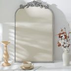 Wonderjune Linen Display Pinboard, Arch, 19" X 31", Silver - Image 6