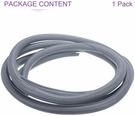 DMiotech 20ft Wire Loom Split Tubing 1 1/4 Inch(31.8mm) ID Gray - Image 5