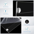 24 Pack Acrylic Sign Holder 8.5 x 11 Wall Mount, Vertical & Horizontal Use, Wall Sign Holders Memo Document Menu Holder for Office Store Restaurants Wedding Party Decoration, No Drilling - Image 3