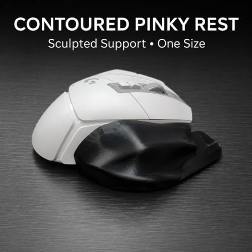 Universal Ergonomic Pinky Finger Rest Mod for Gaming Mice - Black - Image 2