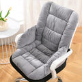 Desk Chair Cushion Office Chair Pad with High Back Support Seat Cushion with Non-Slip Bottom for Office Car Home Dining Room Kitchen by Gujuja