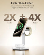 ESR 3 in 1 Wireless Charging Station, Magsafe Charger for iPhone 17-12 - Image 2