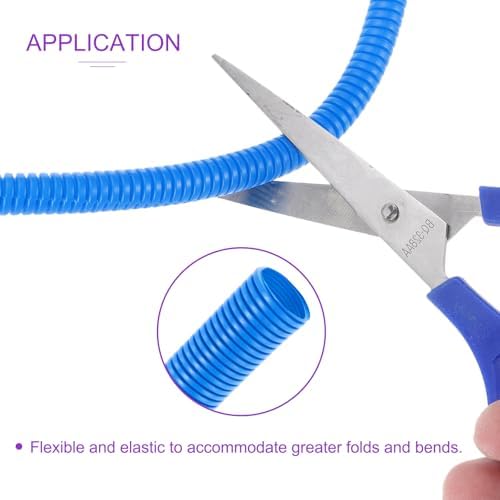 DMiotech 50ft Wire Loom Split Tubing 1 1/2 Inch(38 mm) ID Blue - Image 2