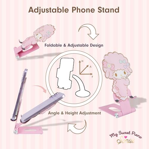 Sonix x Sanrio Character Phone Stand | Adjustable Cell Phone Holder, Desk Stand, Dock | My Sweet Piano - Image 3